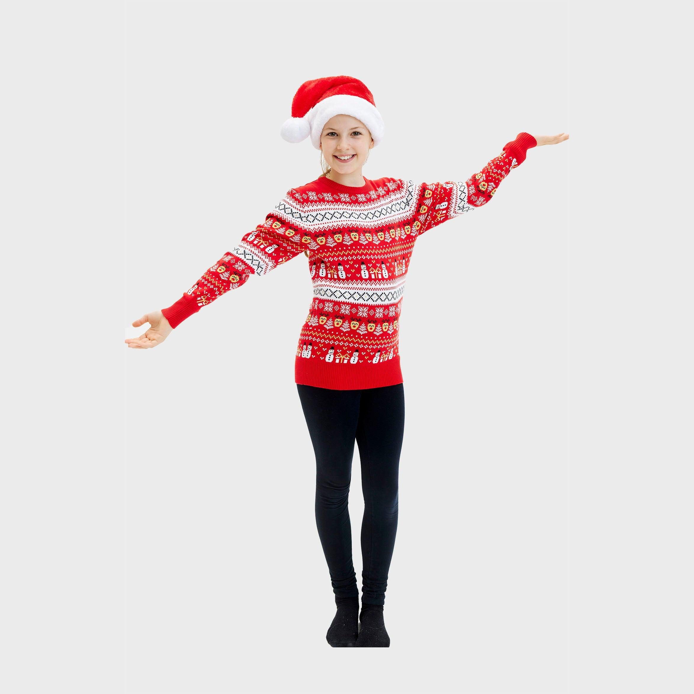 The Reinstyle Sweater Rot - Kinder.